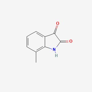 Chemical structure of 7-Methylisatin