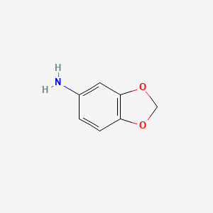 Chemical structure of 3,4-(Methylenedioxy)aniline