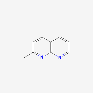 Chemical structure of 2-Methyl-1,8-naphthyridine