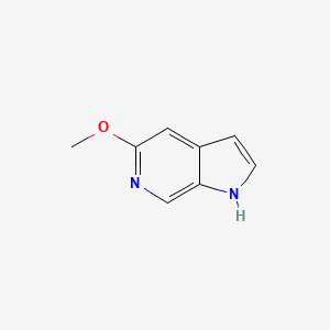 Chemical structure of 5-Methoxy-6-azaindole