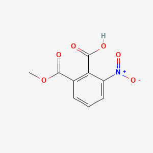 Chemical structure of 2-(Methoxycarbonyl)-6-nitrobenzoic Acid