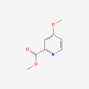 Chemical structure of 4-Methoxy-pyridine-2-carboxylic acid methyl ester