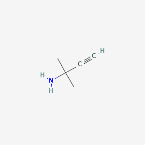 Chemical structure of 2-Methyl-3-butyn-2-amine
