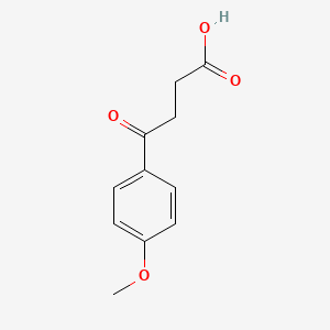 Chemical structure of 3-(4-Methoxybenzoyl)propionic acid