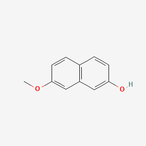 Chemical structure of 7-Methoxy-2-naphthol