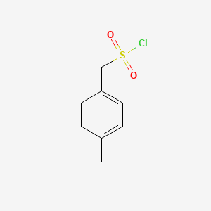 Chemical structure of 4-Methylbenzylsulfonyl chloride