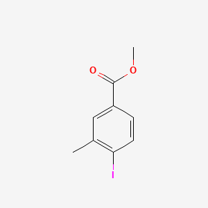Chemical structure of Methyl 4-Iodo-3-methylbenzoate