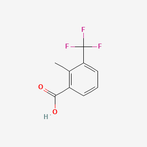 Chemical structure of 2-Methyl-3-(trifluoromethyl)benzoic acid