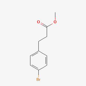 Chemical structure of Methyl 3-(4-bromophenyl)propionate