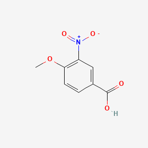 Chemical structure of 4-Methoxy-3-nitrobenzoic acid