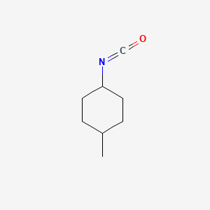 Chemical structure of trans-4-Methylcyclohexyl Isocyanate