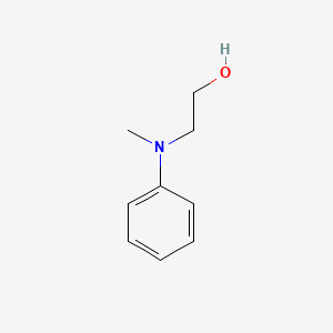 Chemical structure of 2-(N-Methylanilino)ethanol