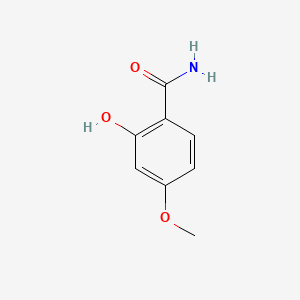 Chemical structure of 4-Methoxysalicylamide