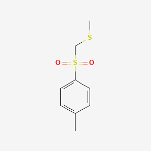 Chemical structure of Methylthiomethyl p-Tolyl Sulfone