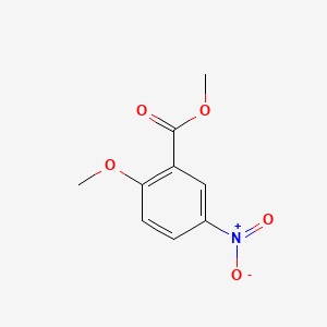 Chemical structure of 2-Methoxy-5-nitrobenzoic Acid Methyl Ester