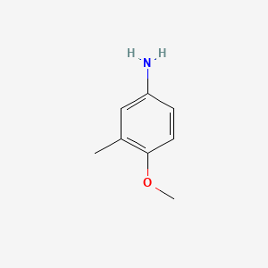 Chemical structure of 4-Methoxy-3-methylaniline