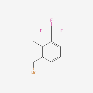 Chemical structure of 2-Methyl-3-(trifluoromethyl)benzyl bromide