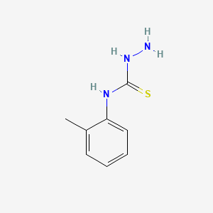 Chemical structure of N-(o-tolyl)hydrazinecarbothioamide
