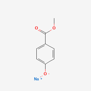 Chemical structure of Methyl 4-hydroxybenzoate sodium salt