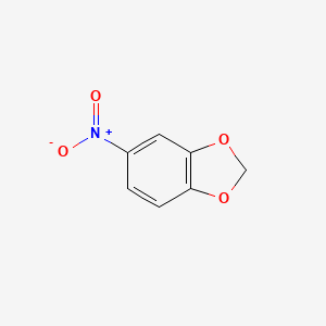 Chemical structure of 3,4-Methylenedioxynitrobenzene