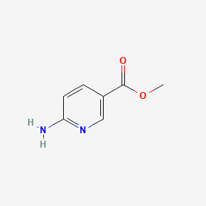 Chemical structure of Methyl 6-Aminonicotinate