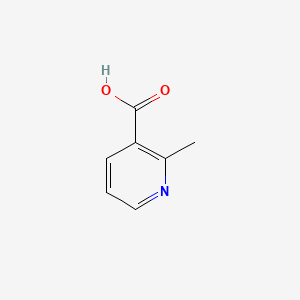 Chemical structure of 2-Methylnicotinic Acid