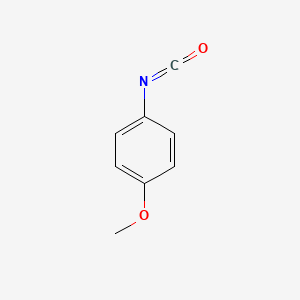 Chemical structure of 4-Methoxyphenyl Isocyanate