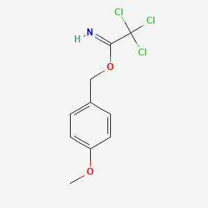 Chemical structure of 4-Methoxybenzyl 2,2,2-Trichloroacetimidate