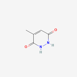 Chemical structure of Methylmaleic Hydrazide