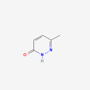 Chemical structure of 6-Methyl-3(2H)-pyridazinone