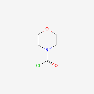 Chemical structure of 4-Morpholinylcarbonyl Chloride