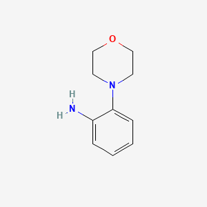 Chemical structure of 2-Morpholinoaniline