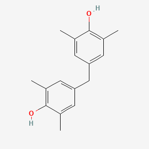 Chemical structure of 4,4'-Methylenebis(2,6-dimethylphenol)