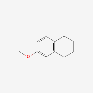 Chemical structure of 6-Methoxytetralin