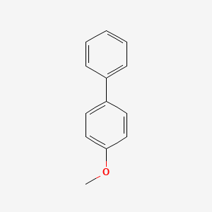 Chemical structure of 4-Methoxybiphenyl