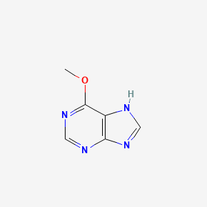Chemical structure of 6-Methoxypurine