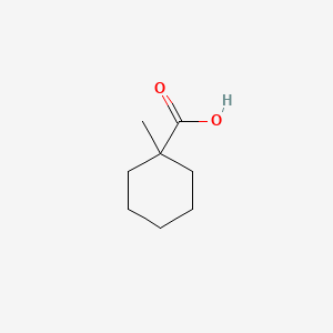Chemical structure of 1-Methyl-1-cyclohexanecarboxylic Acid
