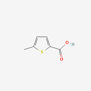 Chemical structure of 5-Methyl-2-thiophenecarboxylic Acid
