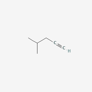 Chemical structure of 4-Methyl-1-pentyne