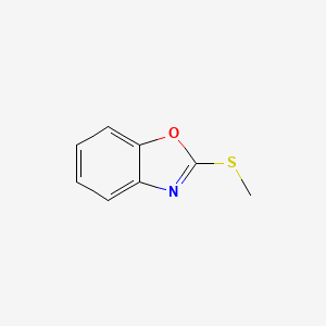 Chemical structure of 2-(Methylthio)benzoxazole