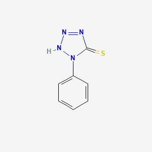 Chemical structure of 1-Phenyl-5-mercaptotetrazole