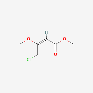 Chemical structure of Methyl (E)-4-Chloro-3-methoxy-2-butenoate