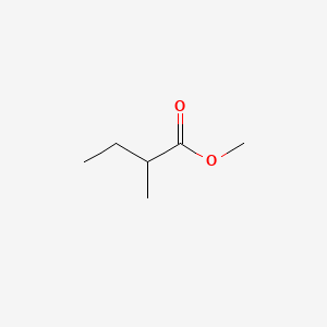 Chemical structure of Methyl DL-2-Methylbutyrate