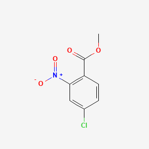 Chemical structure of Methyl 4-Chloro-2-nitrobenzoate