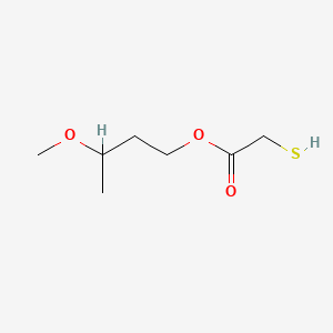 Chemical structure of 3-Methoxybutyl Thioglycolate