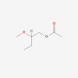 Chemical structure of 2-Methoxybutyl Acetate