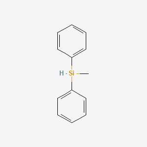 Chemical structure of Methyldiphenylsilane