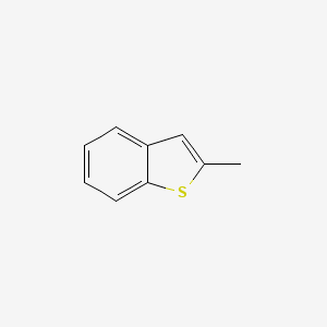 Chemical structure of 2-Methylbenzo[b]thiophene