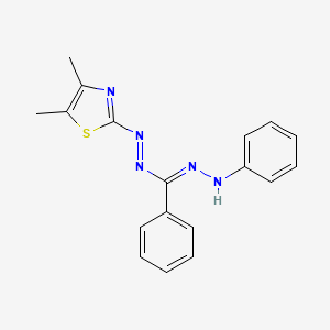 Chemical structure of MTT Formazan