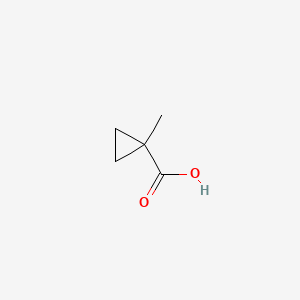 Chemical structure of 1-Methylcyclopropanecarboxylic acid